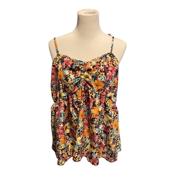 SHEIN Curve 3X Women’s Tank Top Cute Flowy Floral Tank EUC Plus Size - Picture 1 of 5